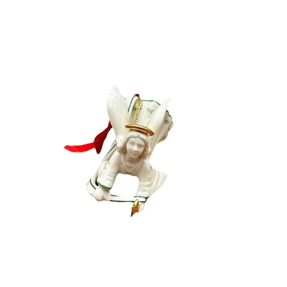 Spode Christmas Is Coming Angel Ornament Porcelain 3